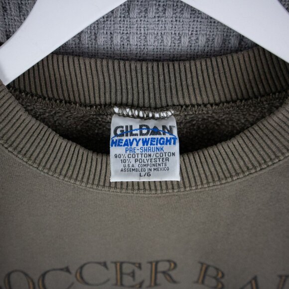 Gildan Heavyweight 2000's Soccer ball Evolution Sweater - Picture 5 of 8